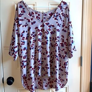 By Together oversized animal print top